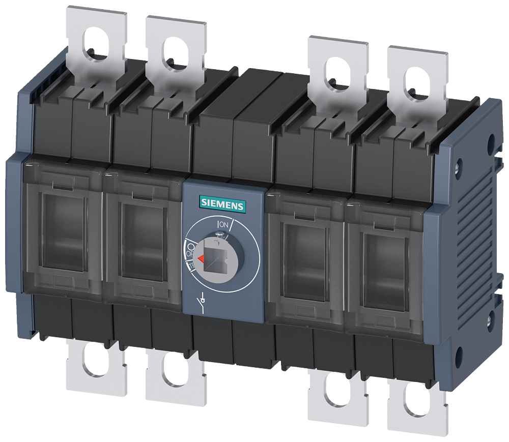 Siemens SENTRON 3KD Switch-Disconnector 3KD3640-0NE20-0, 200 A, 4-Pole, Front Operated Centre, without Rotary Handle