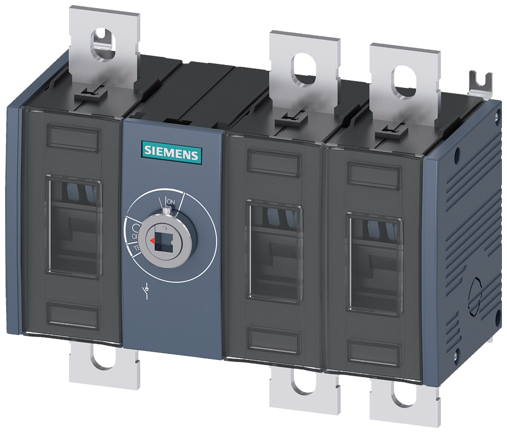 Siemens SENTRON 3KD Switch-Disconnector 3KD3830-0PE20-0, 250 A, 3-Pole, Front Operated Centre, without Rotary Handle
