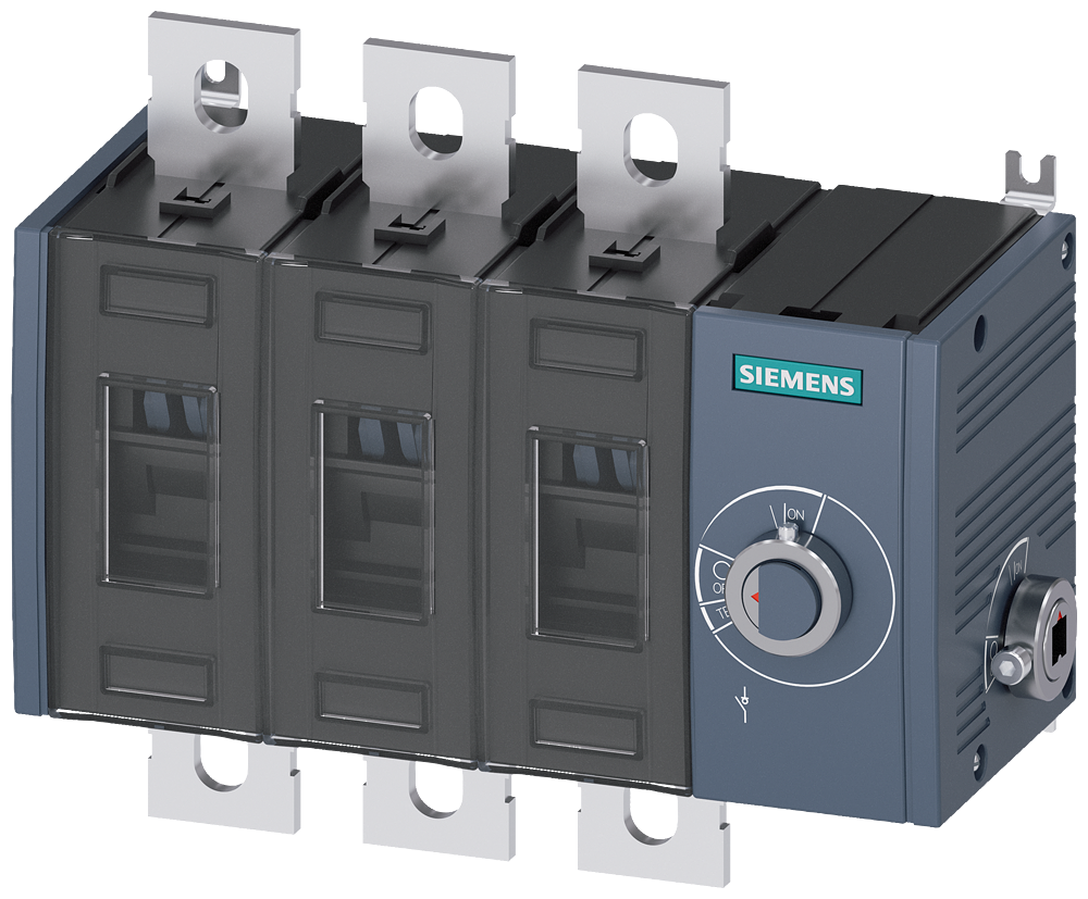 Siemens SENTRON 3KD Switch-Disconnector 3KD3834-0PE40-0, 250 A, 3-Pole, without Rotary Handle