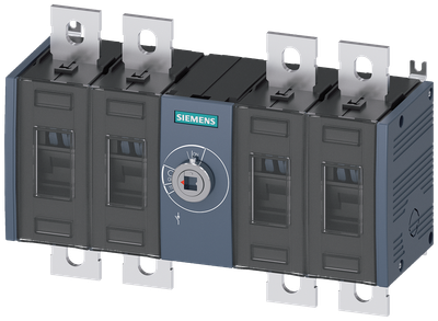 Siemens SENTRON 3KD Switch-Disconnector 3KD4240-0PE20-0, 400 A, 4-Pole, Front Operated Centre, without Rotary Handle