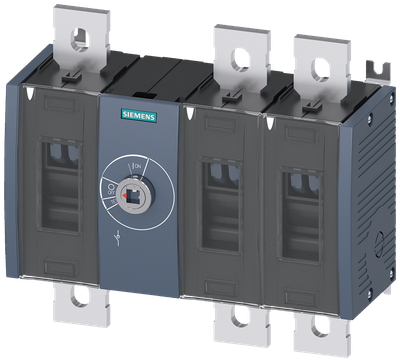 Siemens SENTRON 3KD Switch-Disconnector 3KD4630-0QE20-0, 630 A, 3-Pole, Front Operated Centre, without Rotary Handle