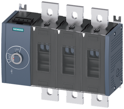 Siemens Load-break switch 630A,size 4,3-Pole,operation side left-hand,bolt