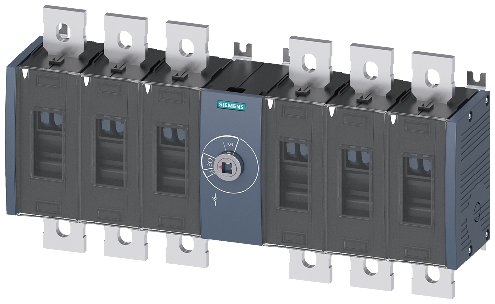 Siemens Load-break switch 630A,size 4,6-Pole,1200VDC