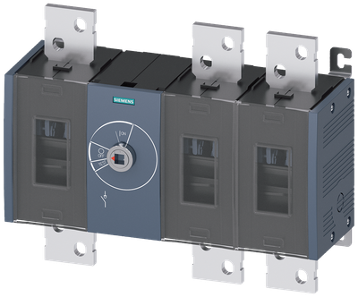Siemens SENTRON 3KD Switch-Disconnector 3KD5230-0RE20-0, 1250 A, 3-Pole, Front Operated Centre, without Rotary Handle