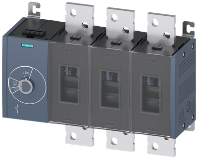 Siemens Load-break switch 1250A,size 5,3-Pole,operation side left-hand,bolt