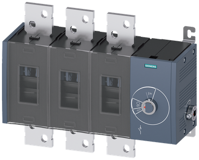Siemens SENTRON 3KD Switch-Disconnector 3KD5234-0RE40-0, 1250 A, 3-Pole, without Rotary Handle