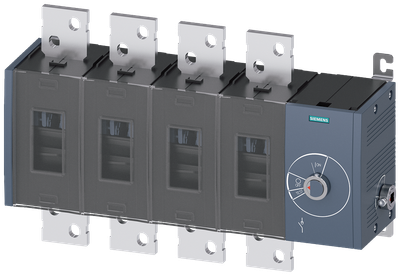 Siemens SENTRON 3KD Switch-Disconnector 3KD5244-0RE40-0, 1250 A, 4-Pole, without Rotary Handle