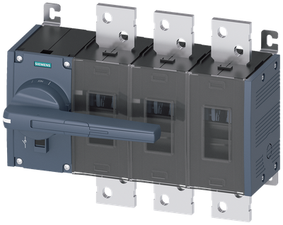Siemens SENTRON 3KD Switch-Disconnector 3KD5432-0RE10-0, 1600 A, 3-Pole, Front Operated Left, without Rotary Handle