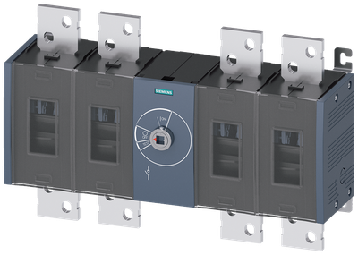 Siemens SENTRON 3KD Switch-Disconnector 3KD5440-0RE20-0, 1600 A, 4-Pole, Front Operated Centre, without Rotary Handle