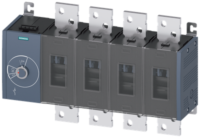 Siemens Load-break switch 1600A,size 5,4-Pole,operation side left-hand,bolt