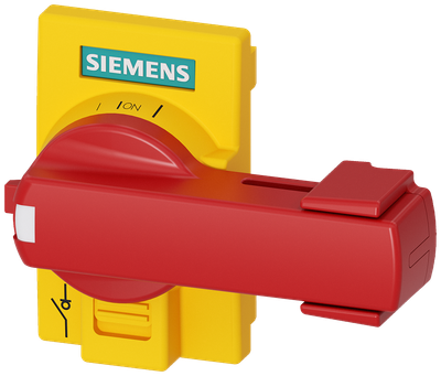 Siemens Accessory for 3KD ST 1, direct rotary control,red/yellow, flat type, lockable