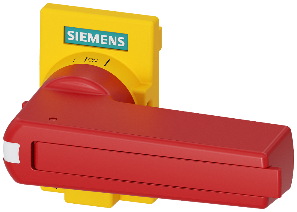 Siemens Accessory for 3KD ST2, direct rotary control,red/yellow, lockable