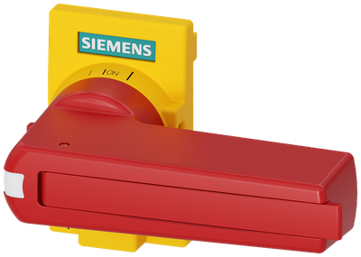 Siemens Accessory for 3KD ST2, direct rotary control,red/yellow, lockable