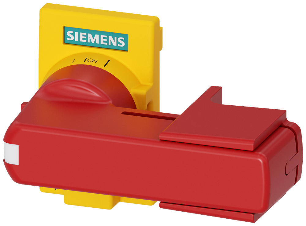 Siemens Accessory for 3KD ST2, direct rotary control,red/yellow, flat type, lockable