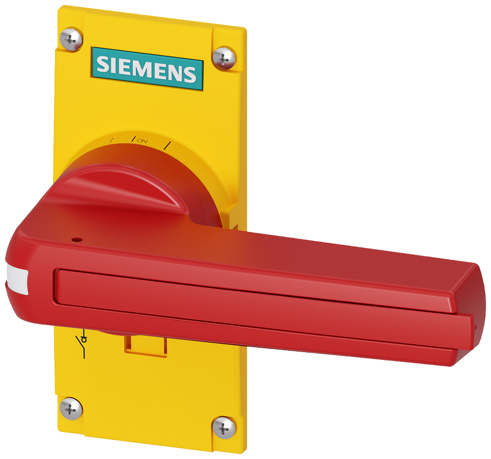 Siemens Accessory for 3KD ST3, direct rotary control,red/yellow, lockable