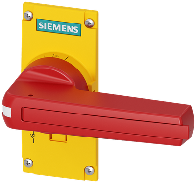 Siemens Accessory for 3KD ST3, direct rotary control,red/yellow, lockable