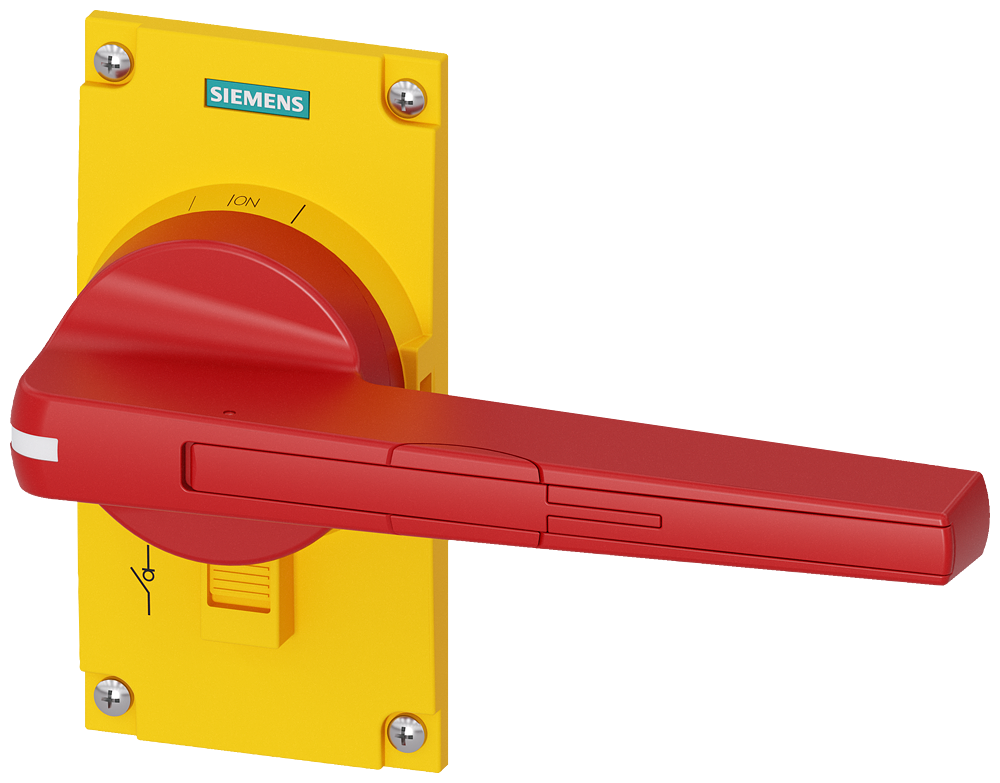 Siemens Accessory for 3KD,ST5, direct rotary control,red/yellow, lockable