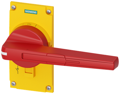 Siemens Accessory for 3KD,ST5, direct rotary control,red/yellow, lockable