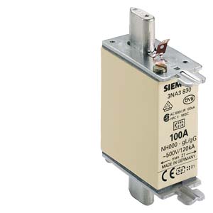 Siemens NH00 gG fuse 100A 500VAC