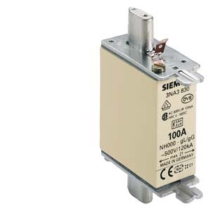 Siemens NH00 gG fuse 100A 500VAC