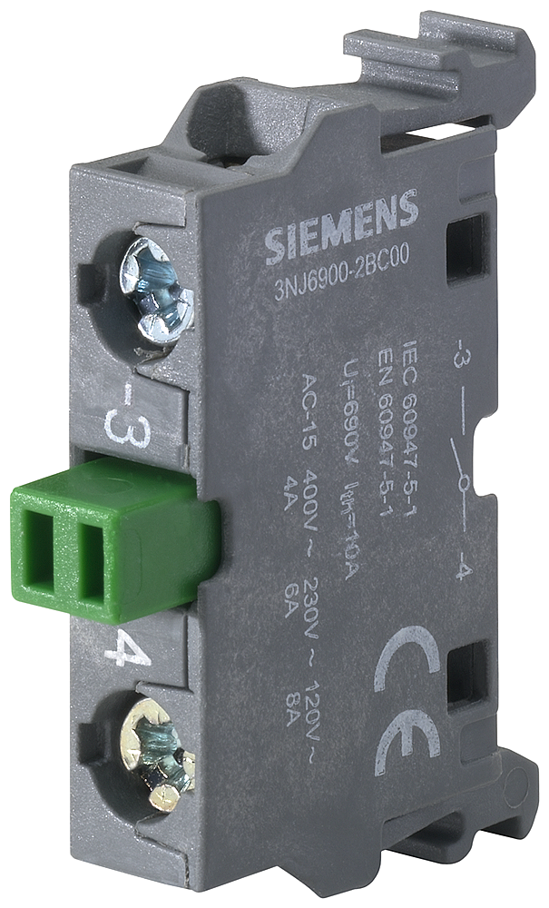 Siemens Accessory FOR FUSE STRIP, CAN BE PLUGGED IN auxiliary contact 1NO