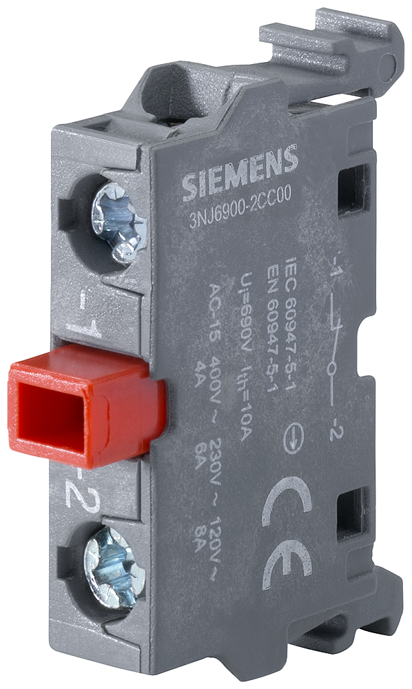 Siemens Accessory FOR FUSE STRIP, CAN BE PLUGGED IN auxiliary contact 1NC