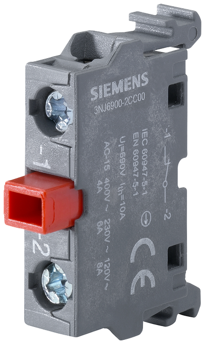 Siemens Accessory FOR FUSE STRIP, CAN BE PLUGGED IN auxiliary contact 1NC