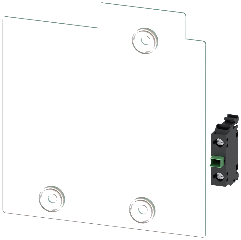 Siemens Accessory FOR FUSE STRIP, CAN BE PLUGGED IN,NH1 auxiliary contact 1NO medCOVER