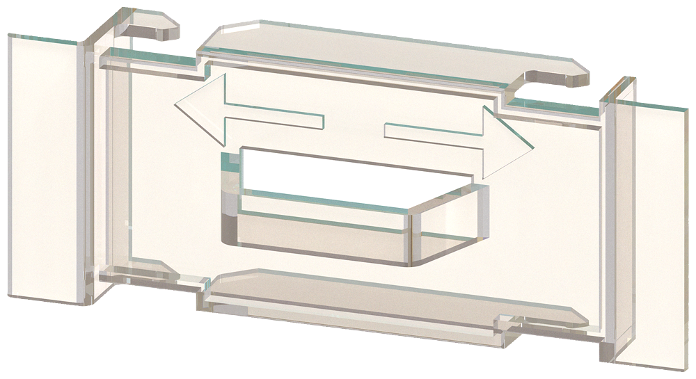 Siemens Accessory FOR FUSE STRIP, CAN BE PLUGGED IN,NH1 INTERNAL TERMINAL COVER FOR 2-And 3-Pole