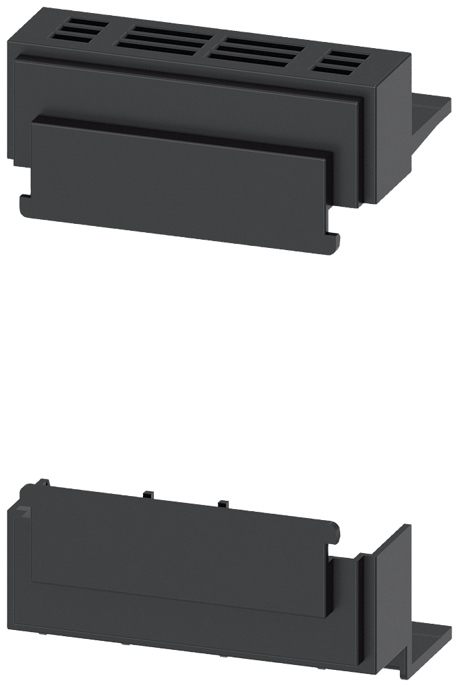 Siemens NH000 reach-round protection for railsystem 1X top and 1X bottom