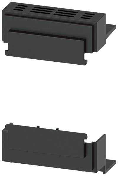 Siemens NH000 reach-round protection for railsystem 1X top and 1X bottom