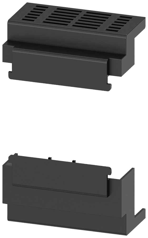 Siemens NH000 reach-round protection for railsystem rittal 1X top and 1X bottom