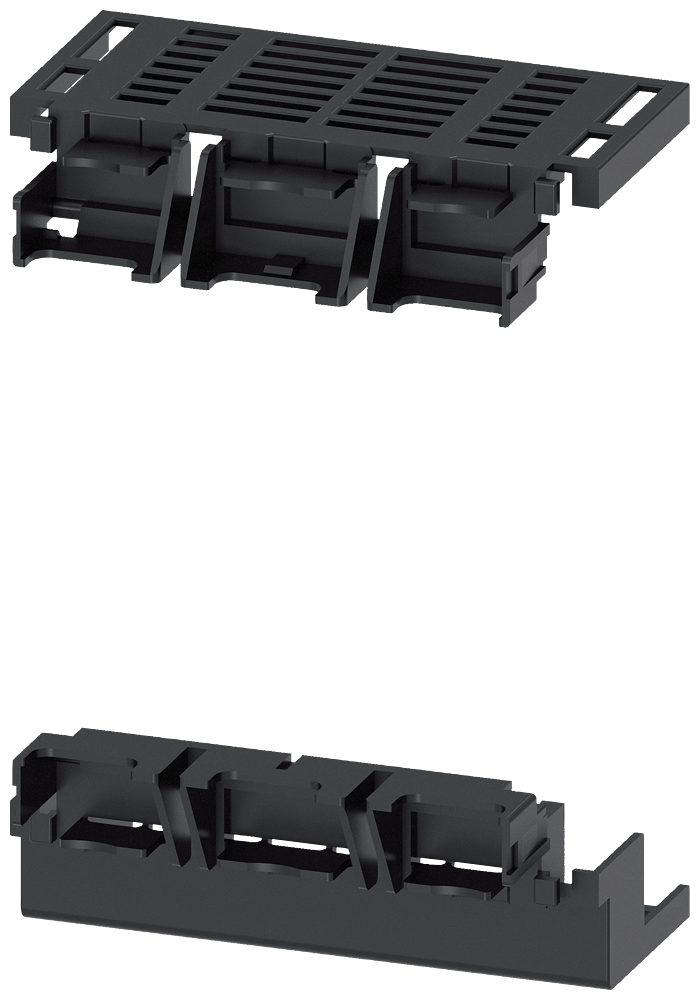 Siemens NH00 reach-round protection for railsystem rittal 1X top and 1X bottom