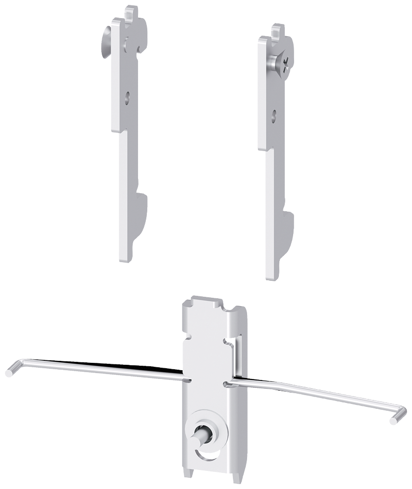 Siemens NH00 fixing kit for 2 standard mounting rails with clearance 125mm or 150mm