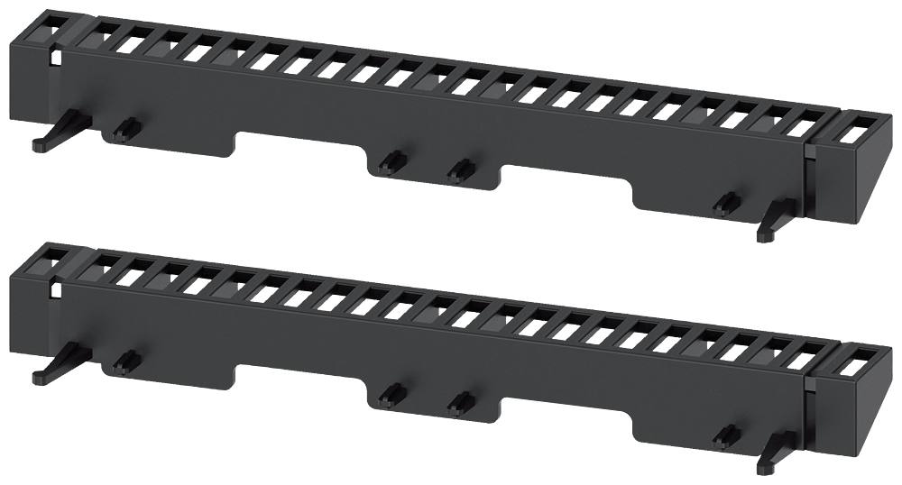Siemens NH1 reach-round protection for railsystem rittal 1X top and 1X bottom