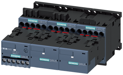 Siemens Star-Delta Contactor Assembly IO-Link 11kW 24V DC, S00, 3NO