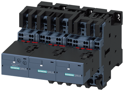 Siemens Star-Delta Contactor Assembly 22kW 24V DC, S0 Spring terminals 3NO+3NC