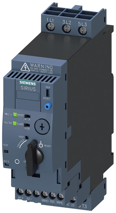 Siemens Direct Online Starter (DOL), 0,1 - 0,4 A, 45 mm Wide, Screw Connection (3RA6120-1AP32)