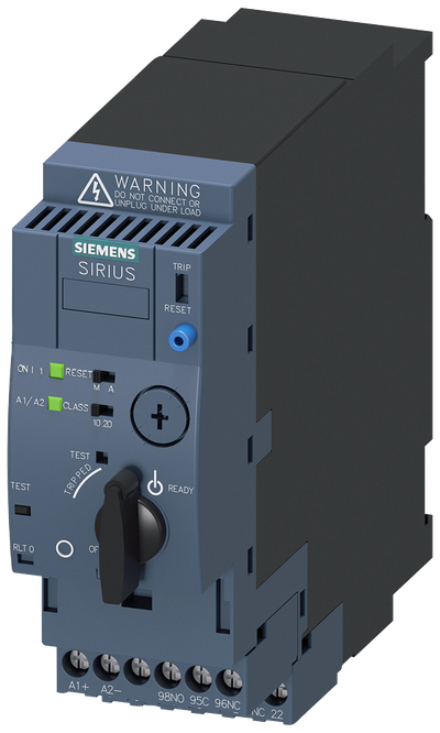 Siemens Direct Online Starter (DOL), 0,32 - 1,25 A, 45 mm Wide, Screw Connection (3RA6120-1BB33)
