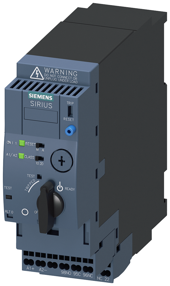 Siemens Direct Online Starter (DOL), 8-32 A, 45 mm Wide, Spring Clamp Connection (3RA6120-2EP33)