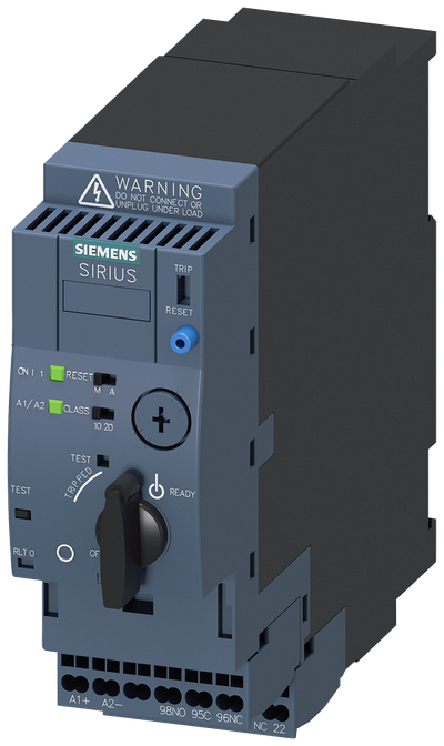Siemens Direct Online Starter (DOL), 8-32 A, 45 mm Wide, Spring Clamp Connection (3RA6120-2EP33)