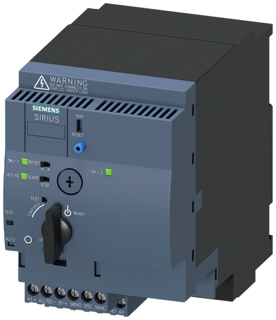 Siemens Reversing Starter, 1 - 4 A, 90 mm Wide, Screw Connection (3RA6250-1CP33)