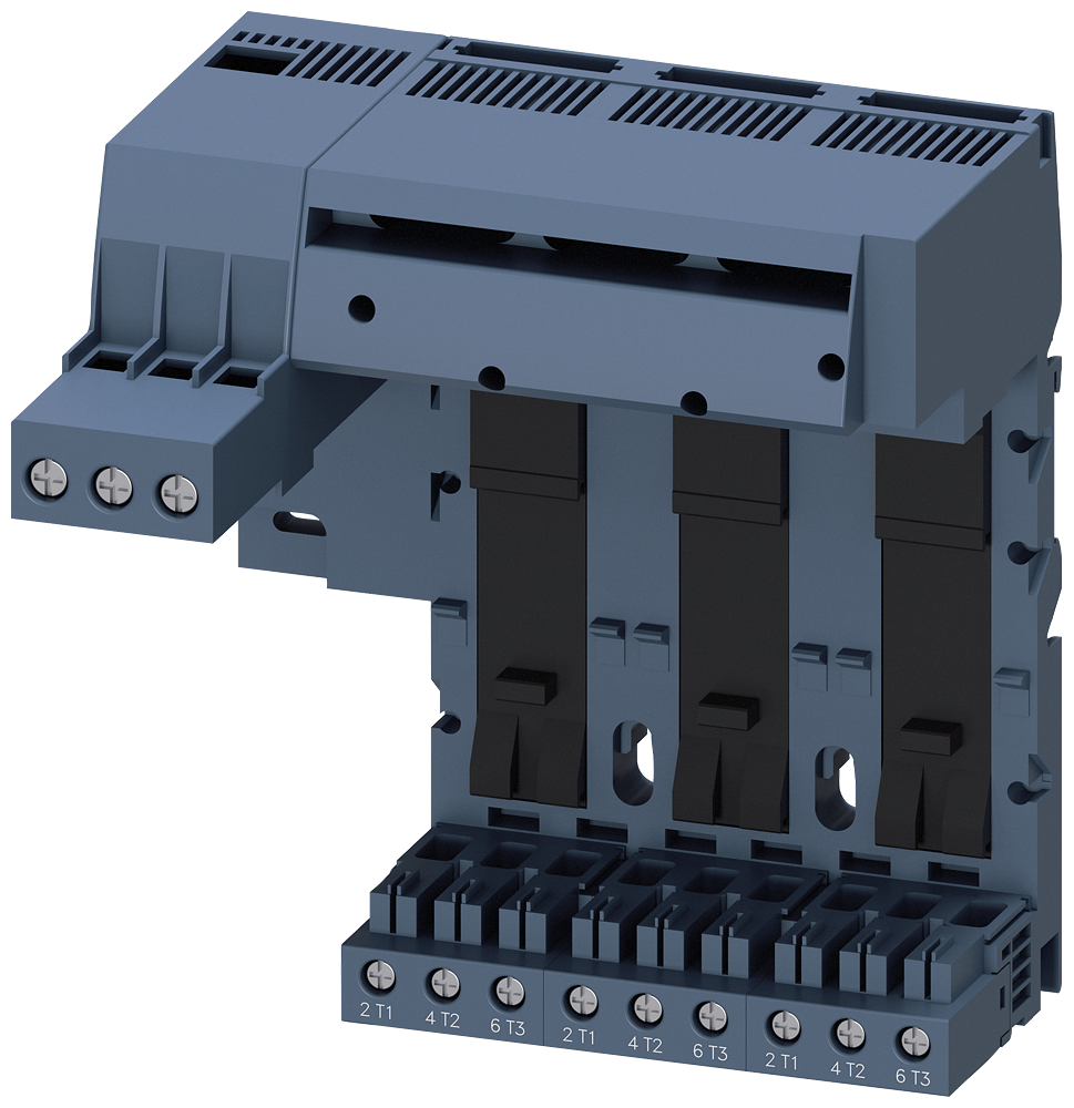 Siemens Infeed Terminal for 3RA6 Compact Starter, 63 A, 3-Phase, Screw Connection (3RA6812-8AB)