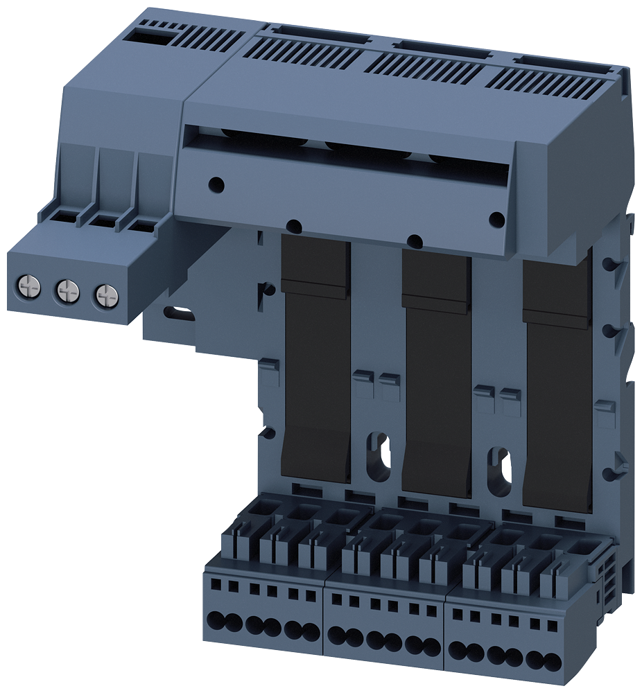 Siemens Infeed Terminal for 3RA6 Compact Starter, 63 A, 3-Phase, Spring Clamp Connection (3RA6812-8AC)