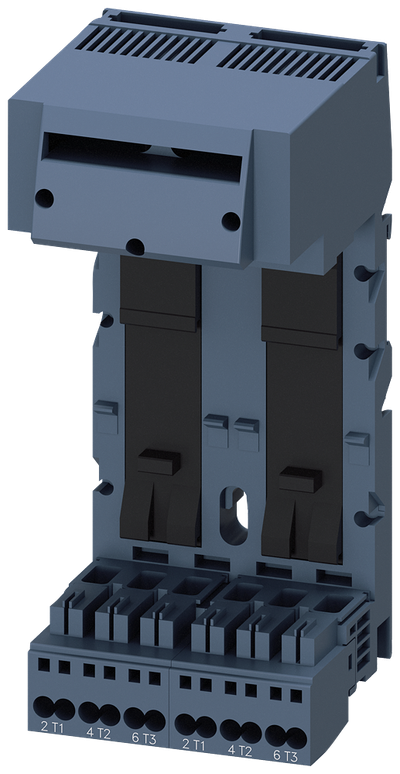 Siemens Twin Extension Block for 3RA6 Compact Starter, 63 A, 3-Phase, Spring Clamp Connection