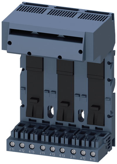 Siemens Triple Extension Block for 3RA6 Compact Starter, 63 A, 3-Phase, Screw Connection