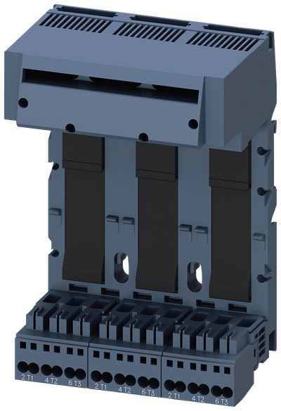 Siemens Triple Extension Block for 3RA6 Compact Starter, 63 A, 3-Phase, Spring Clamp Connection