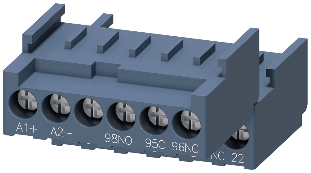 Siemens Control Circuit Terminals for 3RA61 Compact Starter, Screw Connection, Pack of 2 (3RA6920-1B)