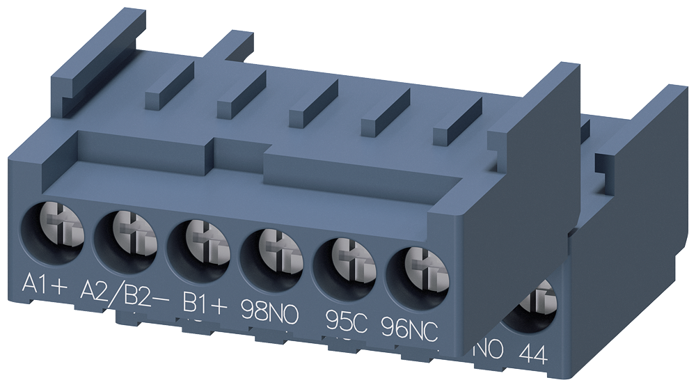 Siemens Control Circuit Terminals for 3RA62 Compact Starter, Screw Connection, Pack of 2 (3RA6920-1C)