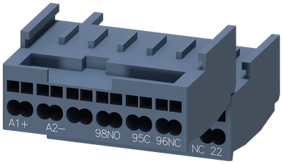Siemens Control Circuit Terminals for 3RA61 Compact Starter, Spring Clamp Connection, Pack of 2